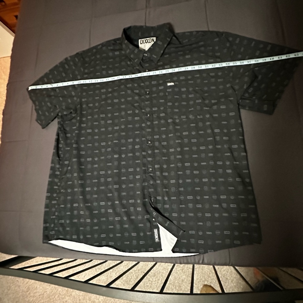 DIXXON Charcoal Patterned Men's Shirt